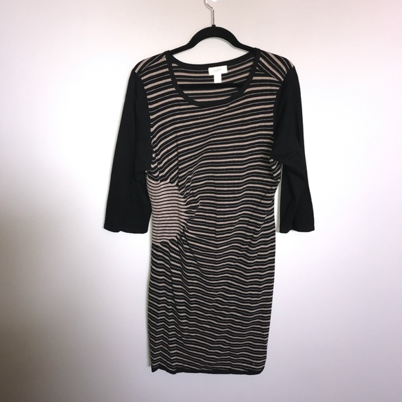 Ann Taylor Loft Dress w/Flattering Side Gather XL